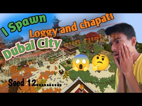 I Spawn Loggy's Dubai City 😱     Exploring Loggy and Chapati Dubai World @HindustanGamerLoggy  ||