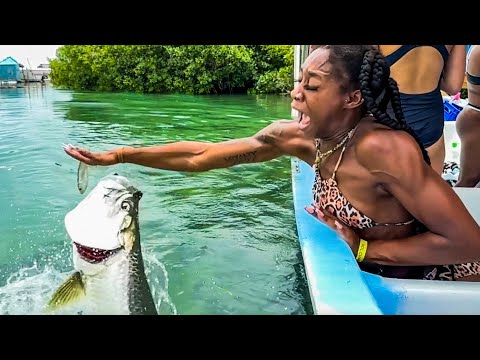 She Tried to Feed the Fish