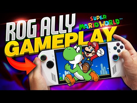 Super Mario World GAMEPLAY |  ROG ALLY GAMING