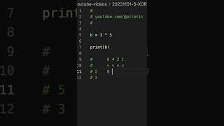 Python XOR | Exclusive OR