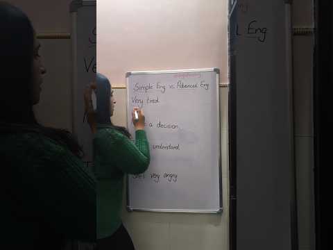 Simple English vs. Advanced English | Upgrade Your Vocabulary & Pronunciation #spokenenglish