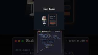 Login page animation using html css and js 🔥 #shorts #html #css  #js #animation #ai #loginpage