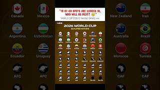 Who is next?🤔 #wcqualifiers #wcqualifiers2026 #fifawc2026 #trendingshorts #football #fifawcq #soccer