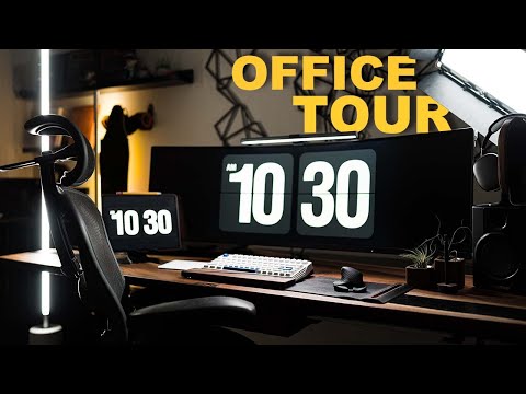 DIY Home Office & Desk Tour | Productive Desk Setup 2021 | Work From Home