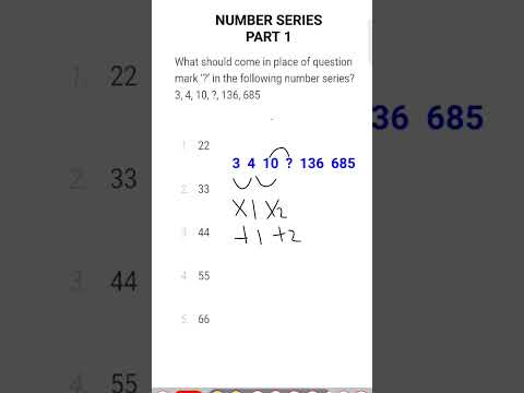 NUMBER SERIES FOR BANK EXAM QUESTION PART 1 #banking #exams #series #quant @quantified.banker