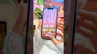 iOS 26 UPDATE ON iPhone 13 💌 LIQUID GLASS aesthetic CUSTOMIZATION 🌷 NEW FEATURES YOU NEED TO KNOW♡
