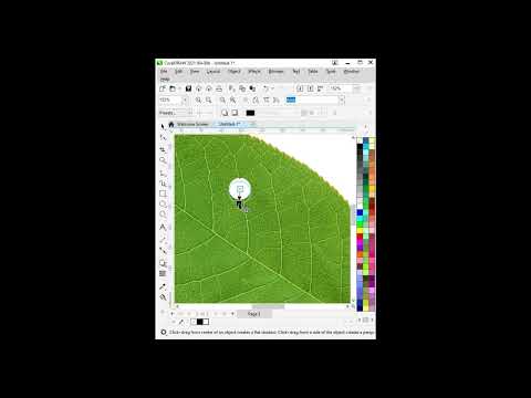 How to create a realistic water drop in Corel Draw