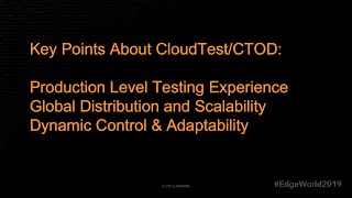 Streaming: Mitigating the risk of failure with CloudTest