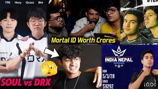 S8UL Beat Nepal 💀DRX Players Shocked by Goblin Legit 🥶 DRX VS SOUL🚀Mortal Mamba Jonty Shock ID Worth