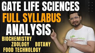 GATE life science syllabus details | GATE XL general aptitude, chemistry and optional subjects