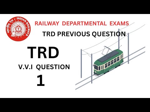 Railway Departmental exams|| TRD Departmental Previous Question|| OHE 