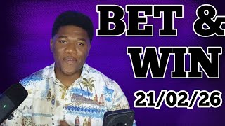 FOOTBALL PREDICTIONS TODAY 21/02/2026 SOCCER PREDICTIONS TODAY | BETTING TIPS, #footballpredictions