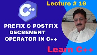 Difference between Prefix & Postfix Decrement Operator in C++ | C++ Tutorial for Beginners
