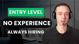 Top 5 Entry Level Tech Jobs in 2025 (Always Hiring)