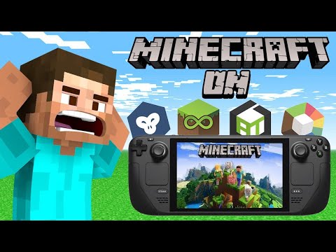 Comparing Minecraft launchers on steam deck