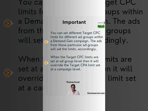 tCPC Bid Strategy - Target Cost Per Click for Demand Gen #ppc #googleads #demandgen #bidstrategy