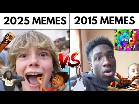 2025 Brainrot Memes vs Great Meme Reset: 2025 Memes vs 2015 Memes