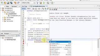 How to delete element from array in java