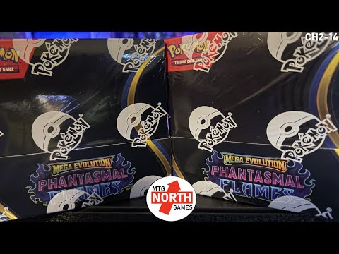 Our First Look: Pokemon Phantasmal Flames Double Booster Box Opening!