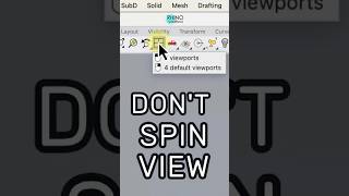 Lost Your Model? Stop Spinning the View – Rhino 3D Tip #rhino3d