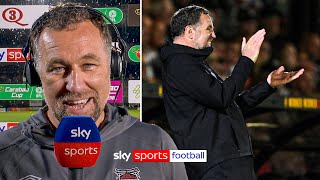 David Artell FULL post match interview after Grimsby knock Man United out of Carabao Cup
