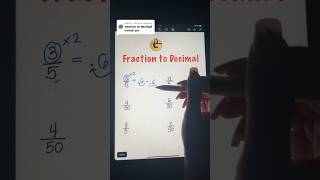 Fraction to Decimal | Teacher G #elementarymath #math #mathtrick