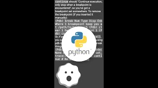 How to exit pdb and allow program to continue? #shorts