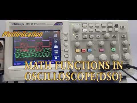 How to work on Math Functions in Oscilloscope | TDS2024C DSO Math Functions | Learn with Labtech