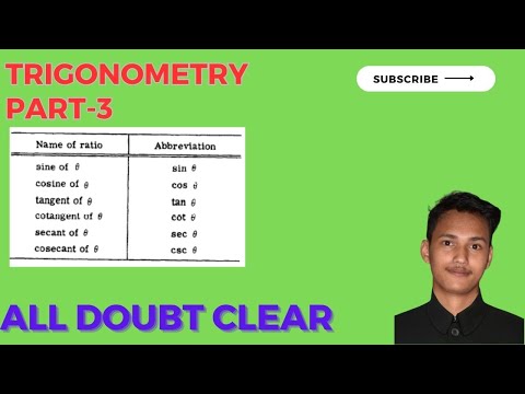 Trigonometry Class 10//PART-3//ଦଶମ ଶ୍ରେଣୀ ବୀଜଗଣିତ //All doubt clear// #math#mathpoint#doubtclearing