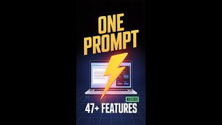 Watch Me Build a 47-Feature Web App in ONE Prompt (No Coding Required)