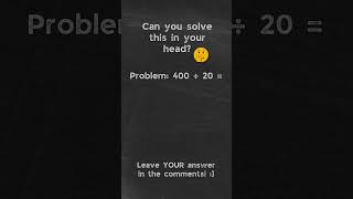 Mind-Bending Math: Can You Solve This in Your Head?
