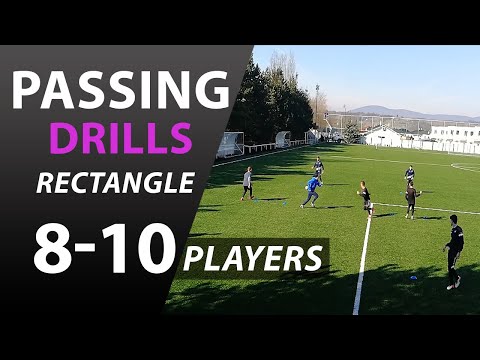 FOOTBALL PASSING PRACTICE FOR 8-10 PLAYERS | PASSES TRAINING #5