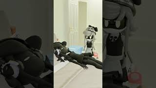 Tessa, who is sleeping, is awakened by Cyn ||Murder drone animation ||#murderdrone #fyp #cyn #tessa