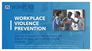 California Workplace Violence Prevention Training - Section 1 of training video