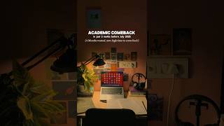Want to do academic comeback? Real Description! 🤌🏼 #academicsuccess #academia #study #studygram