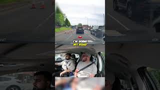 Merge In Turn Gone Wrong… Who Was at Fault? 🤔🚗 #merge #dashcam #fail