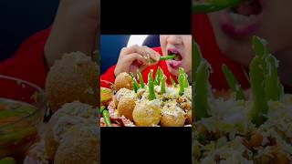 Spicy fuska eating mukbang #spicyfoodie #mukbang #bigbitechallenge