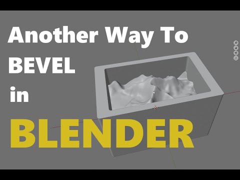 Another Way To Bevel in Blender - Quick Demo