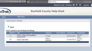 Help Desk - How to Use the Knowledge Base