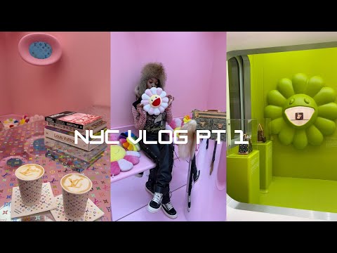 NYC VLOG PT 1| LOUIS VUITTON POP UP| SOHO| BOWLING 🎳 ETC