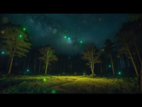 Enchanted Forest Ethereal Lights Dreamy Melodies