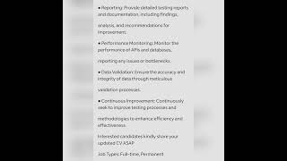 Jr Software Tester#fresher#experienced #getemployed#youtubeshorts #softwaretestingjobs#qajobs#junior