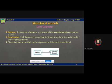 Lecture Video 3.1.6 - Structural models -  Class Diagrams