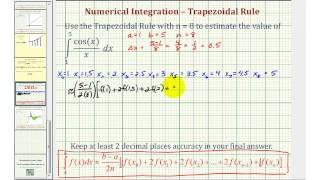 Ex: Numerical Integration - The Trapezoid Rule