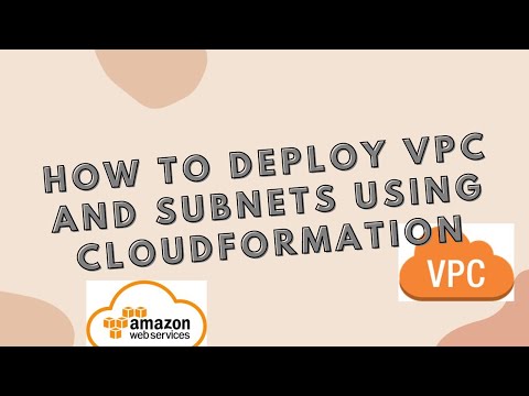 How to create a VPC using aws cloudformation template | define private and public subnets using aws
