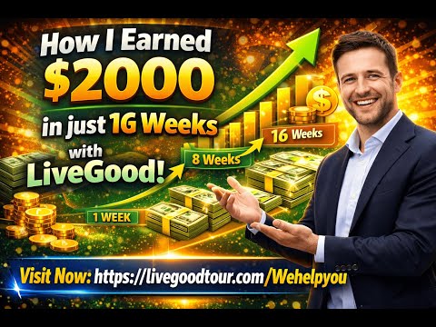 How i Earn $2000 in just 16 weeks with Livegood