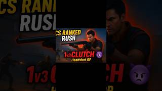 #1v3InCSRanked #FreeFireHighlights #FreeFireRushGameplay #ClutchKing #FFProPlayer #OneVsThree