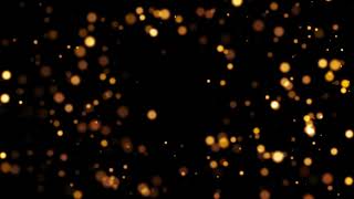 4k Abstract golden bokeh particles background video free download