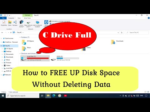 C Drive Is Full How To Free Up Space | How to Clean C Drive In Windows