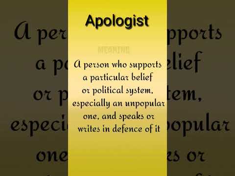 Word of the day || Apologist #englishgrammar #englishlearning #englishvocabulary #englishspeaking